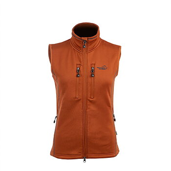 Arrak Outdoor Powerfleece-genser dame - Burnt Orange