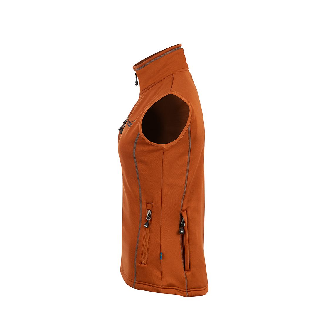 Arrak Outdoor Powerfleece-genser dame - Burnt Orange - 5