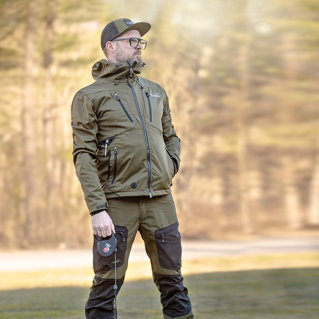 Arrak Outdoor Softshell Jacket Akka Men - Olive