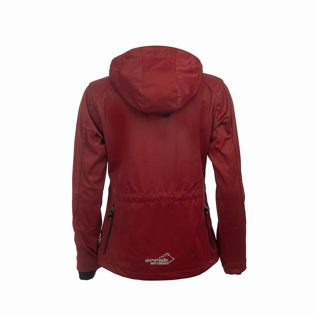 Arrak Outdoor Softshell-jakke Akka dame - DK rød - 2