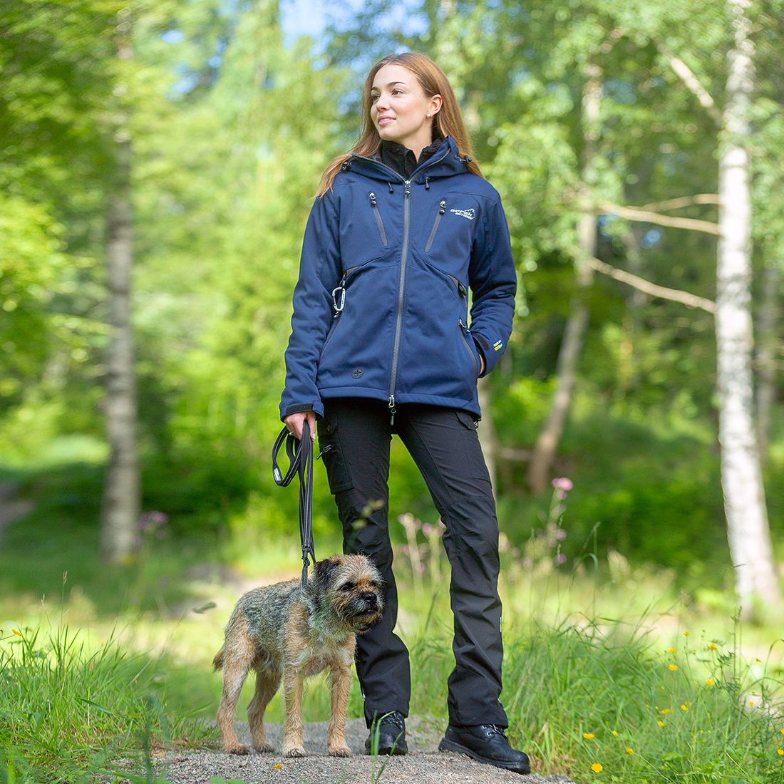 Arrak Outdoor Softshell-jakke Akka dame - Navy