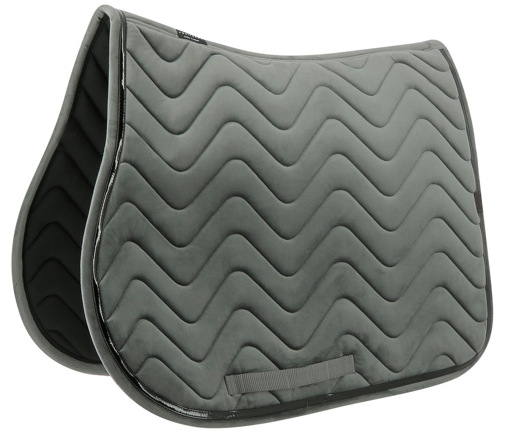 EQUITHEME 'Glossy' Schabrak Grå - Full size
