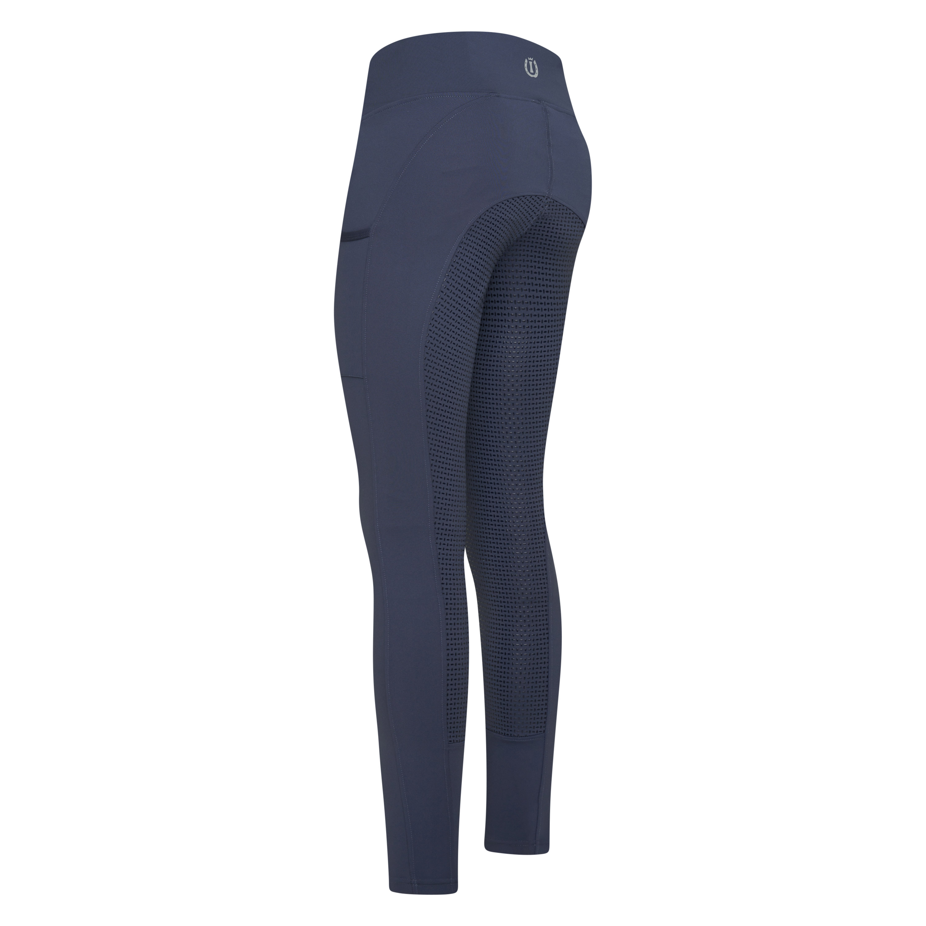 Imperial Riding Ridtights Shiny Uni FullGrip Navy - 8