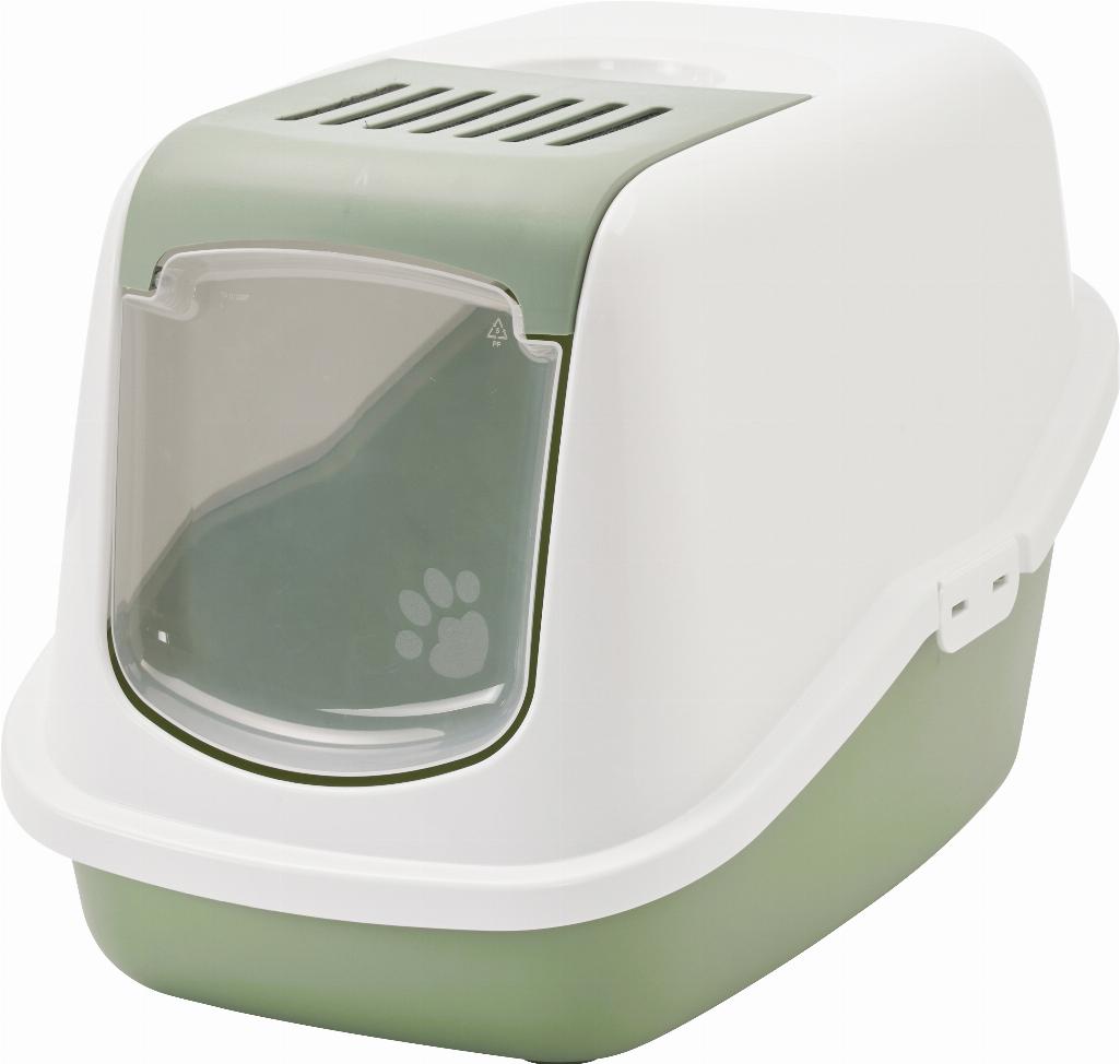 Savic Nestor Litter Box  - Botanical Green L:56 x B:39 x H:38,5 cm