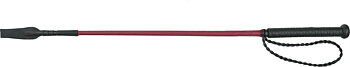 WHIP & GO Twist Whip With Handle Burgundy - 65 cm long