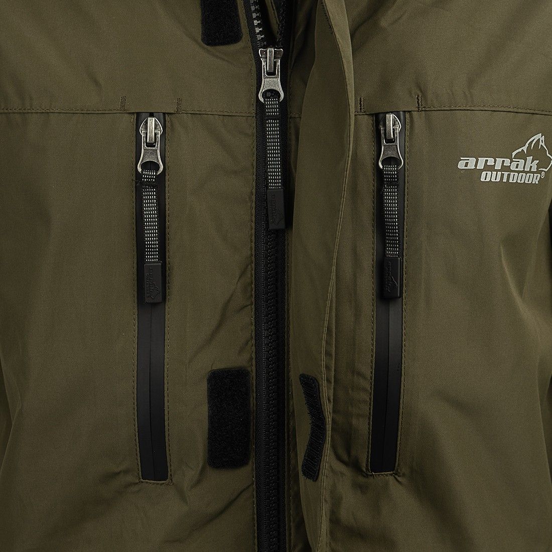 Arrak Outdoor Arrak Rain Jacket Men - Olive - 3