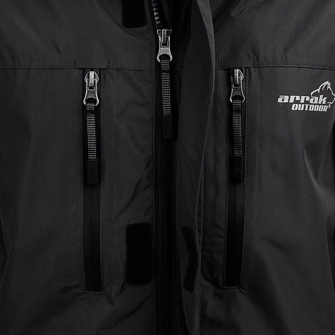 Arrak Outdoor Arrak Rain Jacket Women - Black - 3