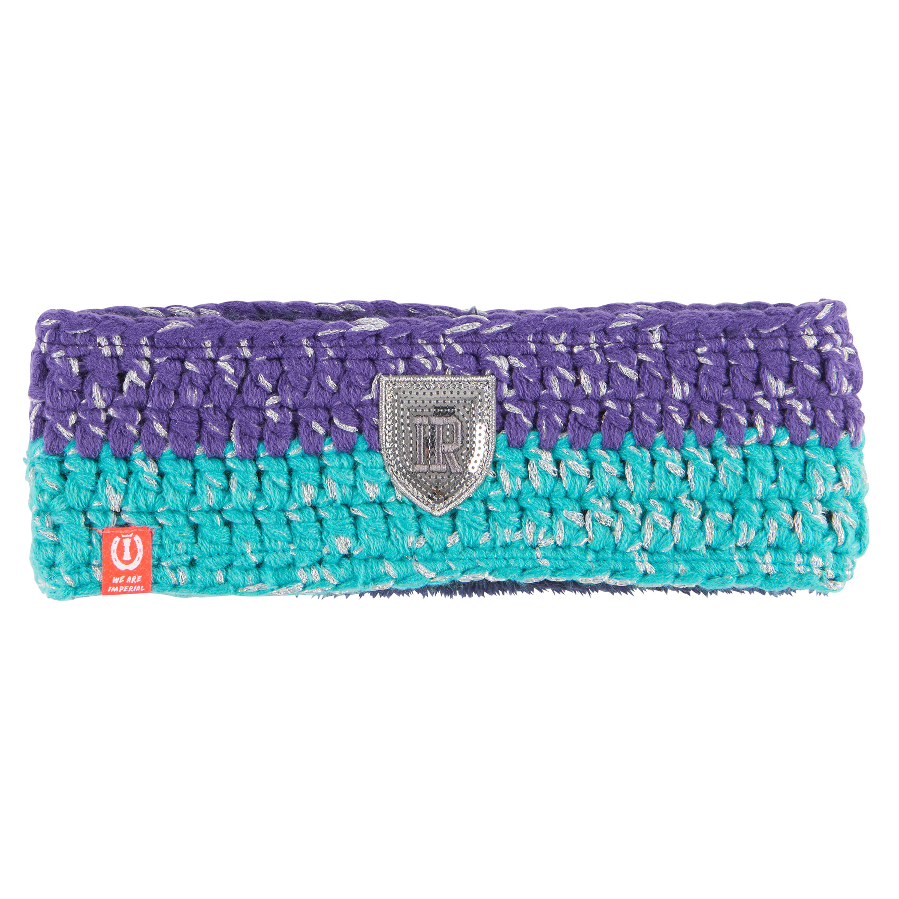 Imperial Riding Pannband Headlines 2.0 Royal purple-Jade green