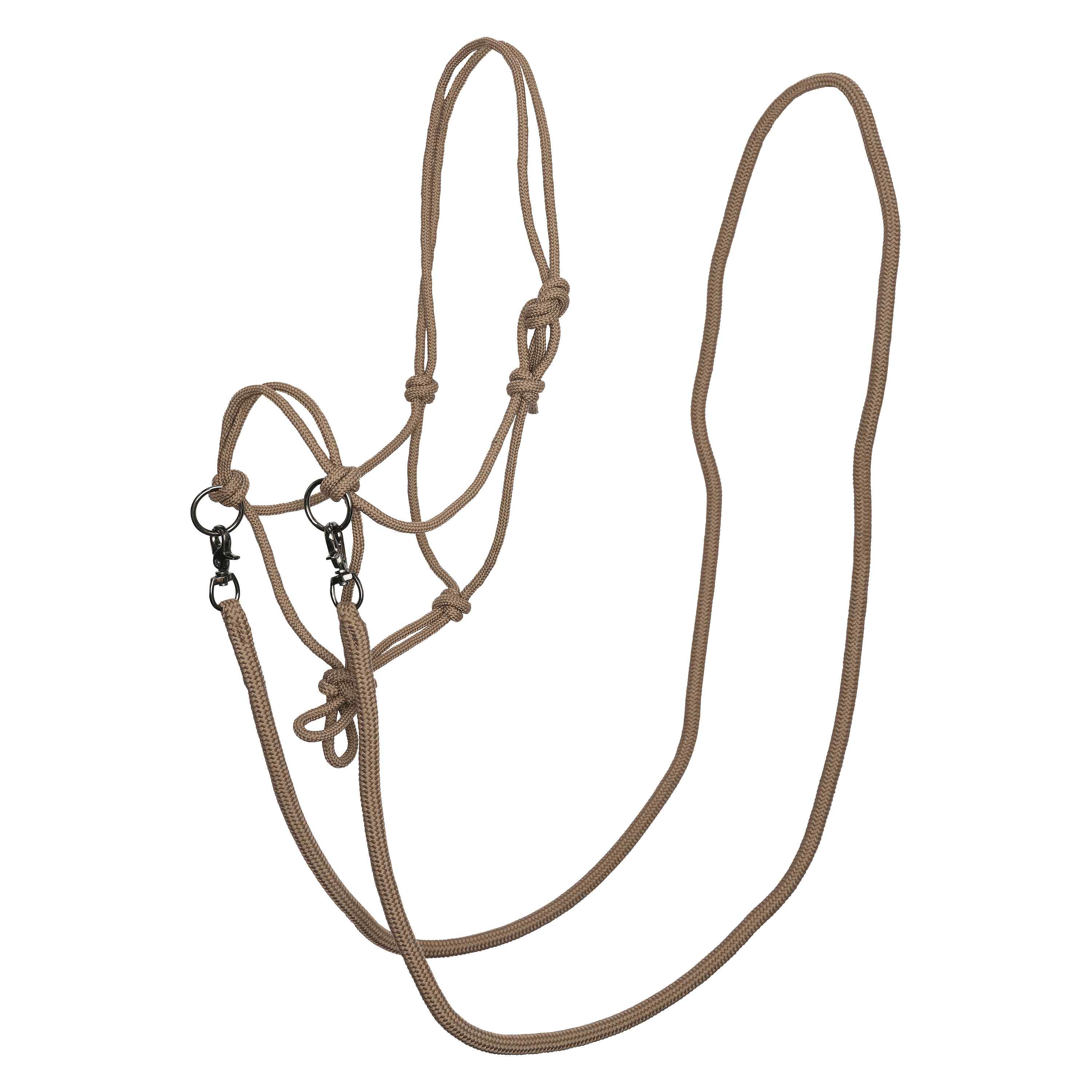 Imperial Riding Rope Headcollar Free Ride Cappuccino - 2