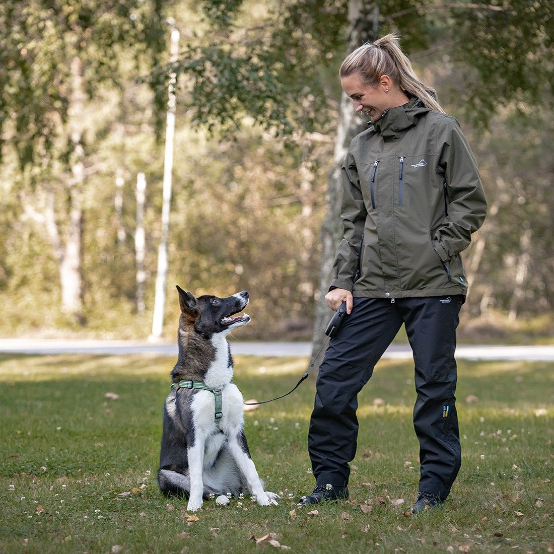 Arrak Outdoor Arrak regnjakke dame - oliven