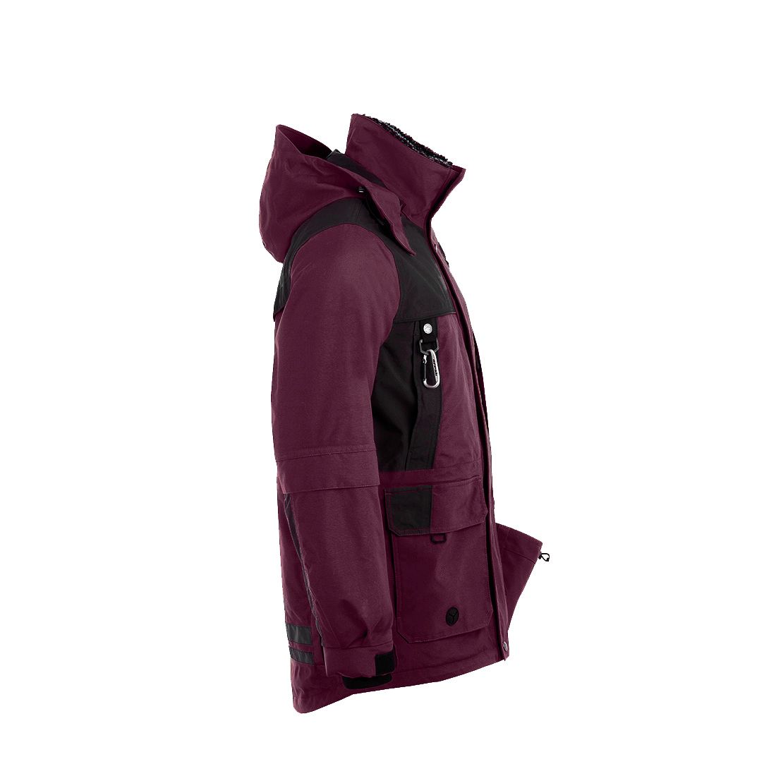 Arrak Outdoor Original jakke herre - Burgunder/svart - 2