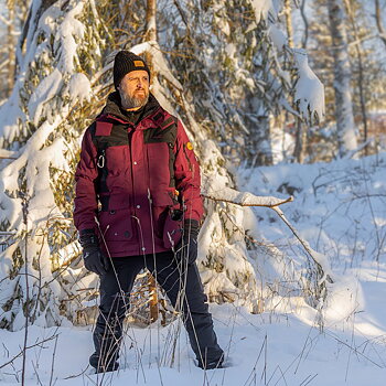 Arrak Outdoor Original jakke herre - Burgunder/svart
