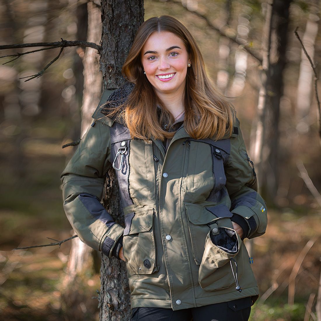 Arrak Outdoor Original Jacka Dam - Olive/Anthracite