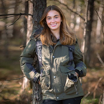 Arrak Outdoor Original-jakke dame - oliven/antrasitt