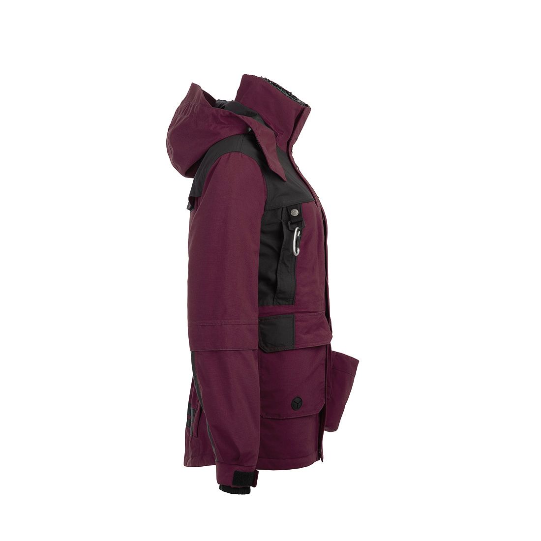 Arrak Outdoor Original-jakke dame - Burgunder/svart - 2