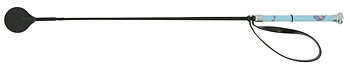 WHIP & GO 'Soft Fantaisie' Whip Blue Sky/Silver Colour, Unicorn Pattern - 65 cm long