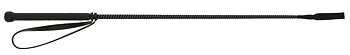 WHIP & GO 'New Six' Whip Black/Silvery Colour - 65 cm long