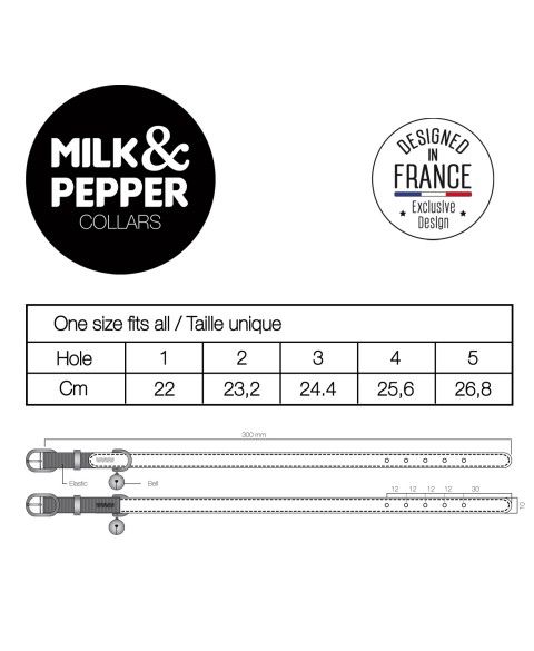 Milk & Pepper - Cat Collar Vegan Leather - Dalmatien Pattern - 3