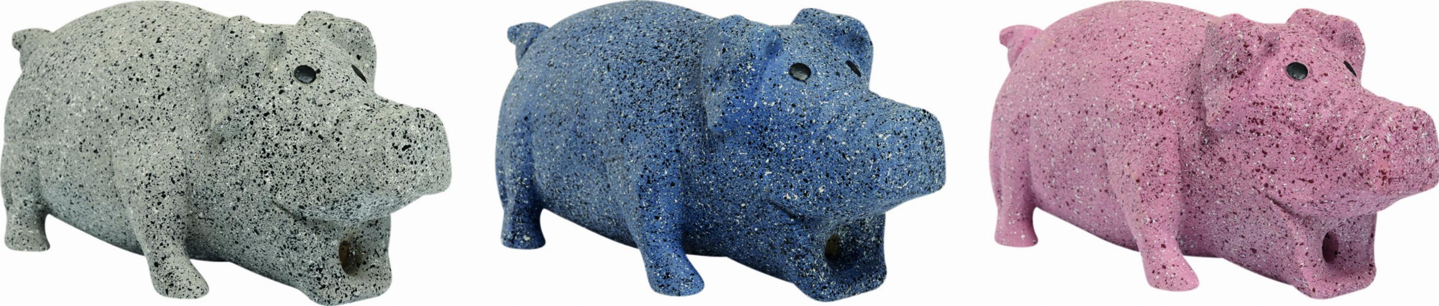 Companion Gemstone Shape Hundleksak i Latex - Gris (15 cm)