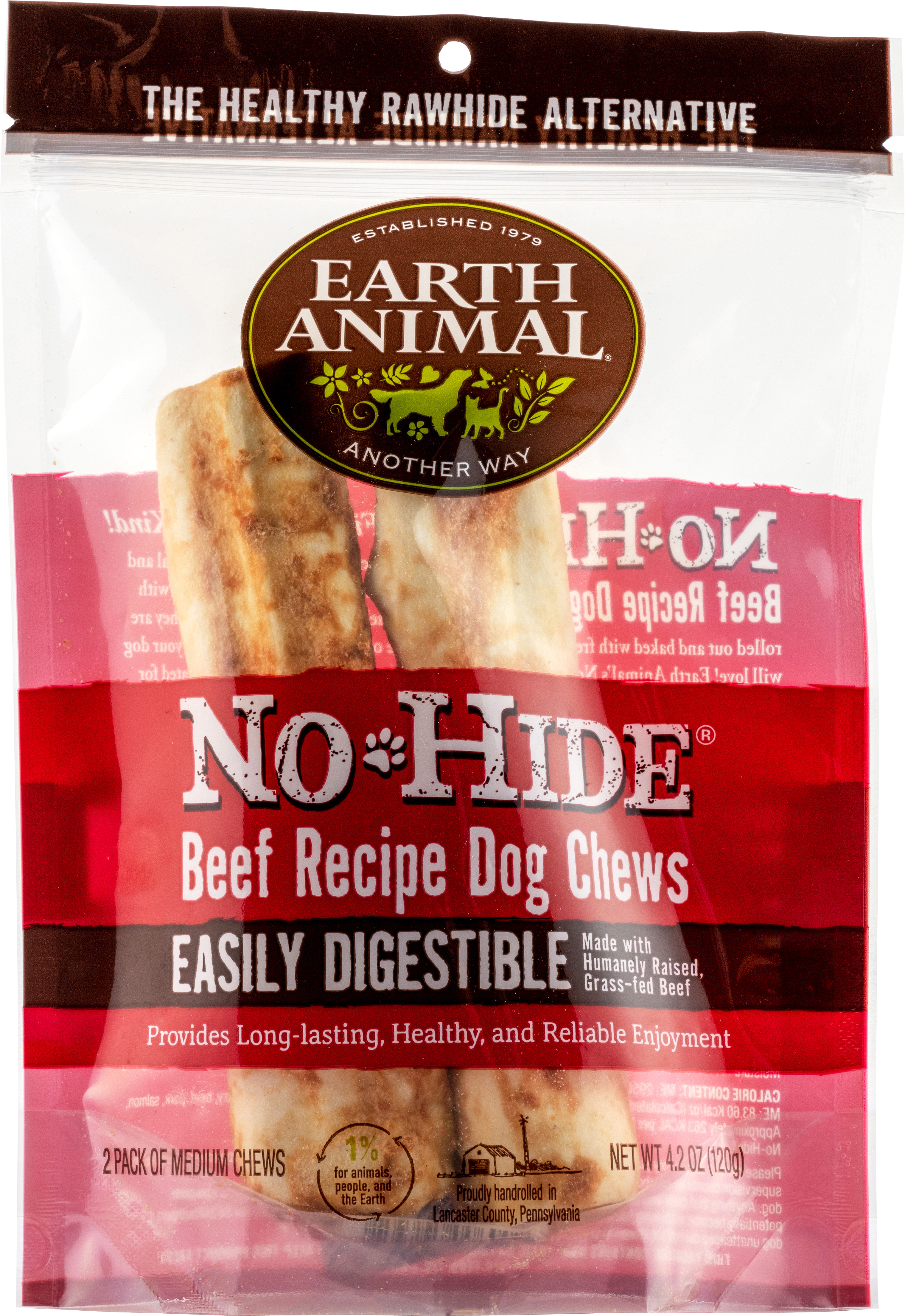 No-Hide Beef Chews Tuggben - 2-pack