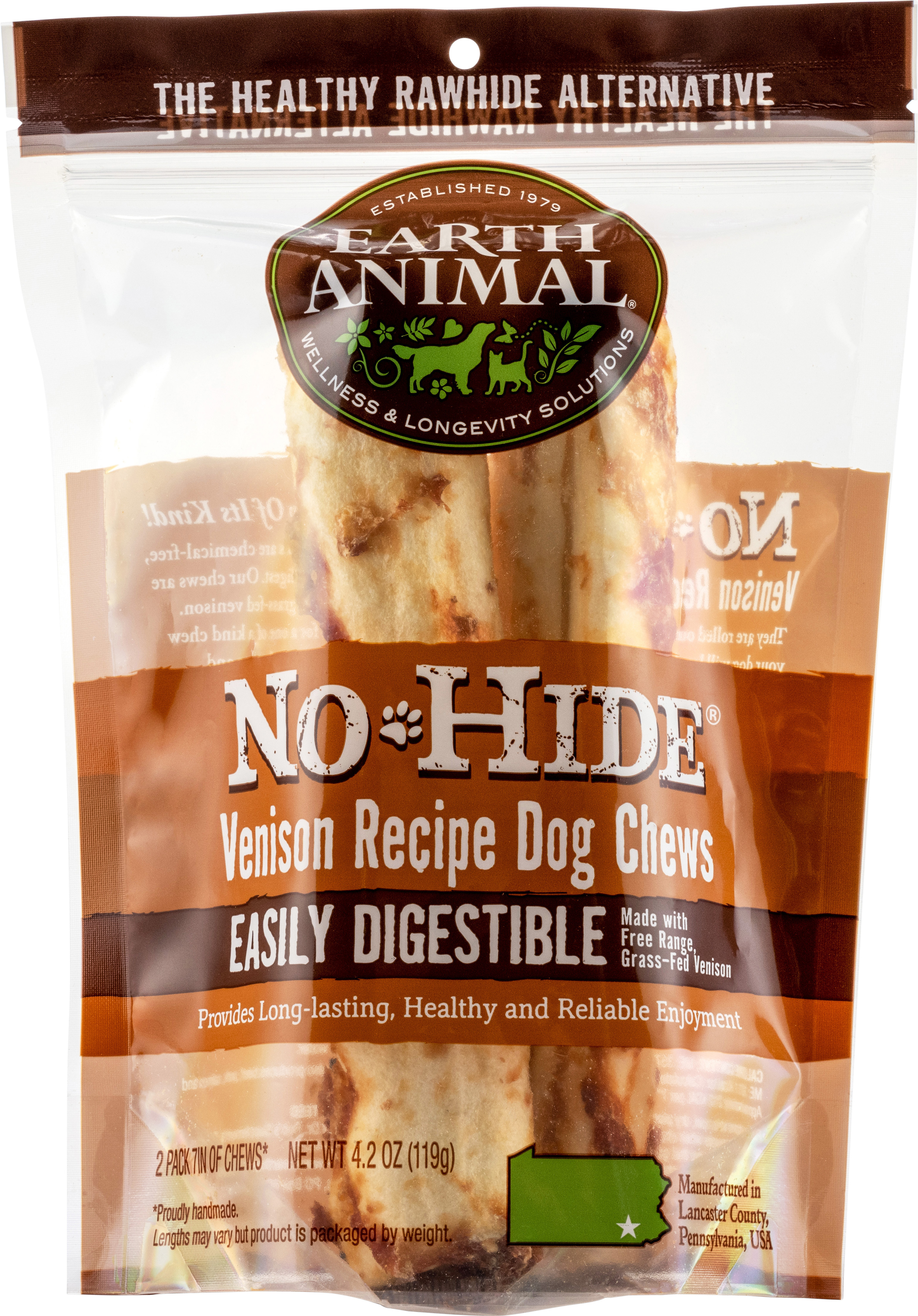 No-Hide Hjort Chews Tuggben - 2-pack