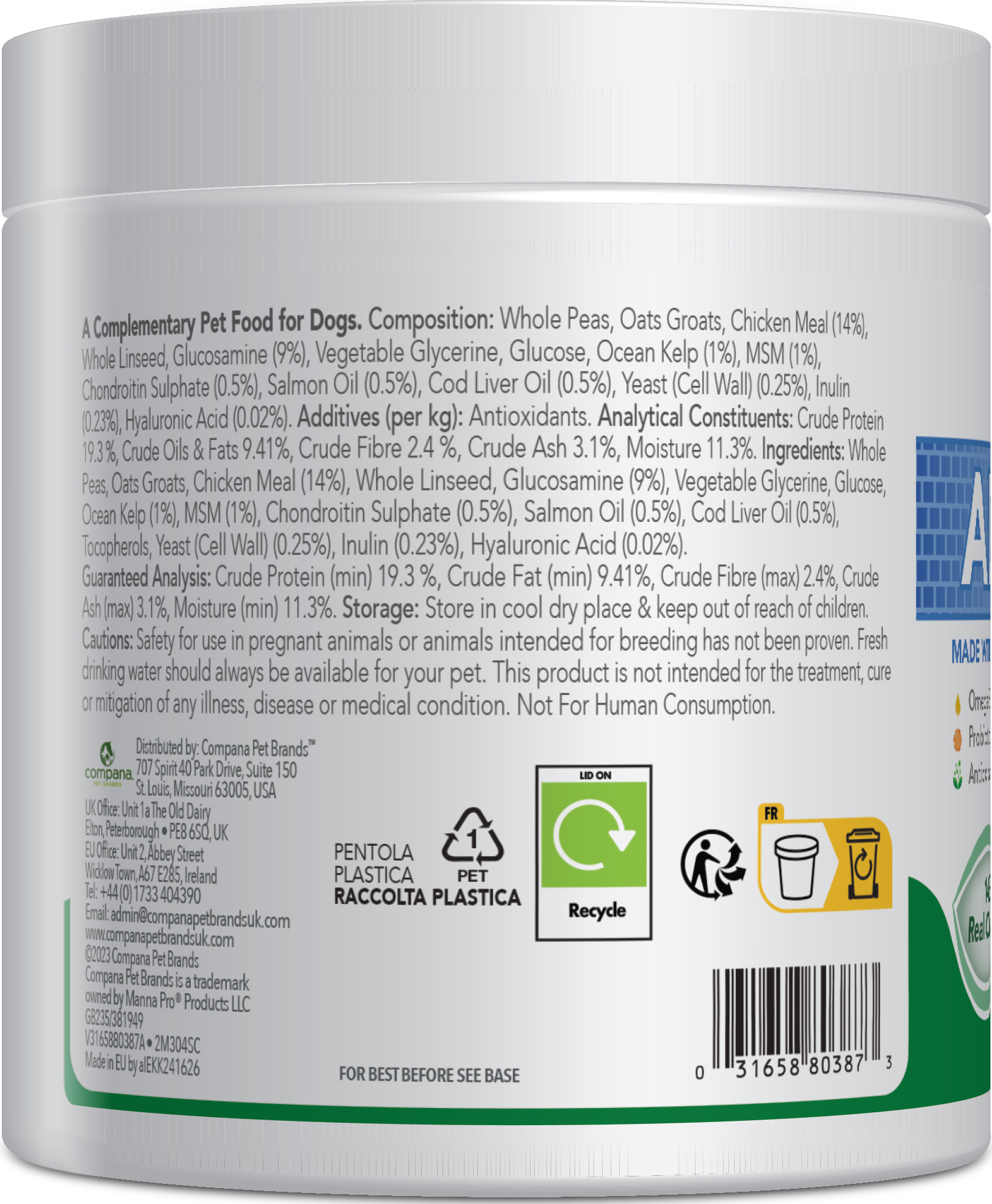 Vet's Best Daily Chews Complementary Feed for Adult Dogs (180) - 3
