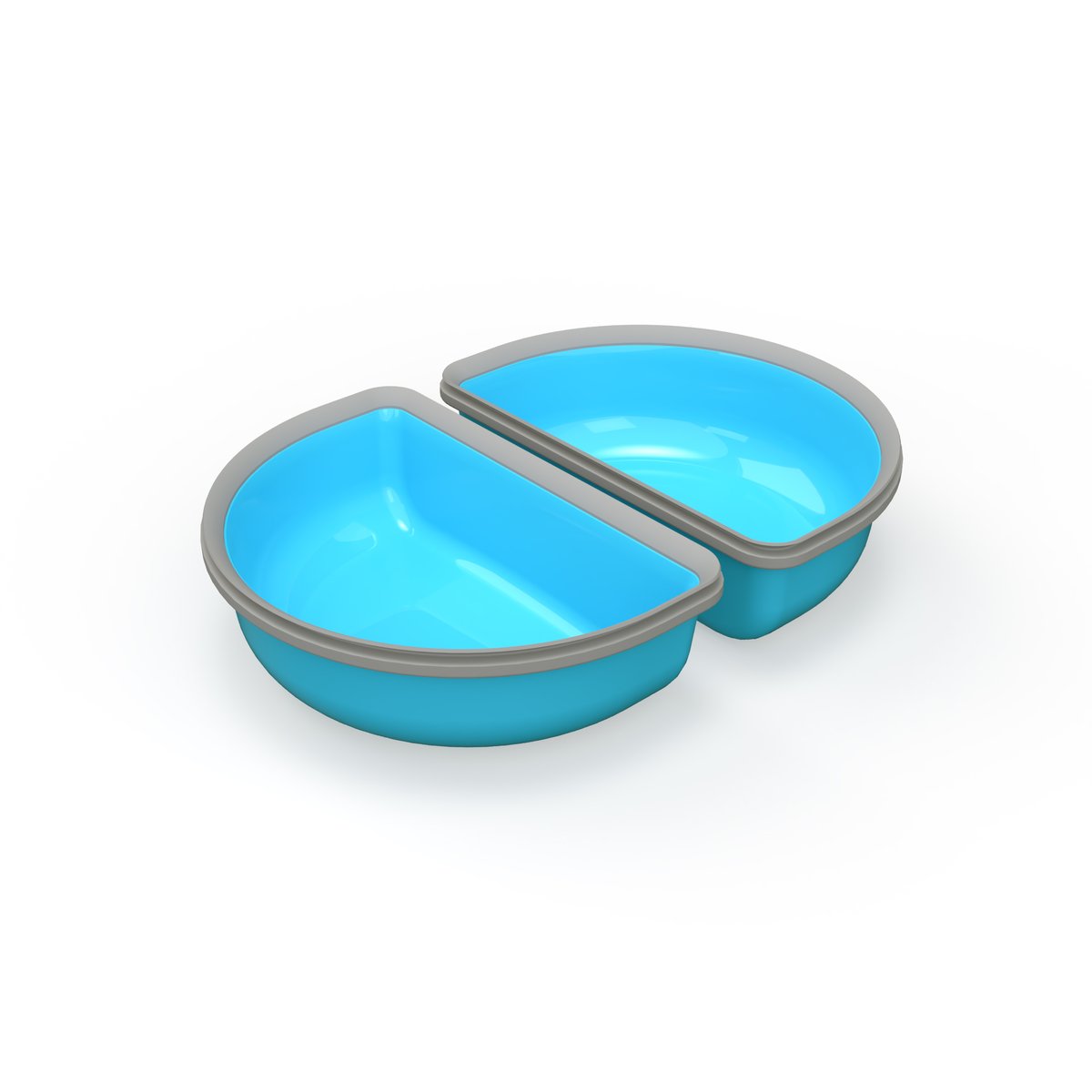 Sure Petcare Surefeed half bowl - 4 pcs. - Blue - 2