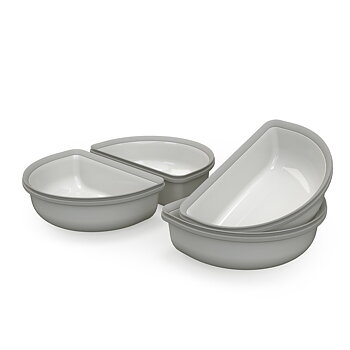 Sure Petcare Surefeed half bowl - 4 pcs. - Grey