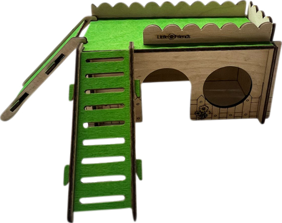 Small Animal Castle Home - Green - 2