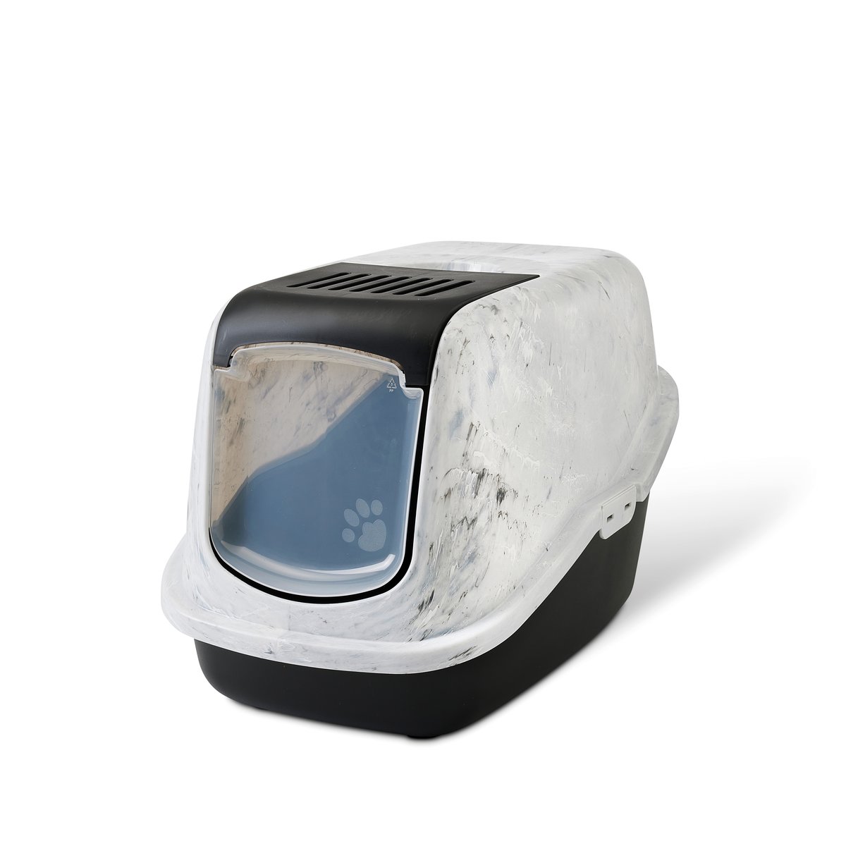Savic SAVIC Nestor Marble Katzentoilette - Black/White - 2