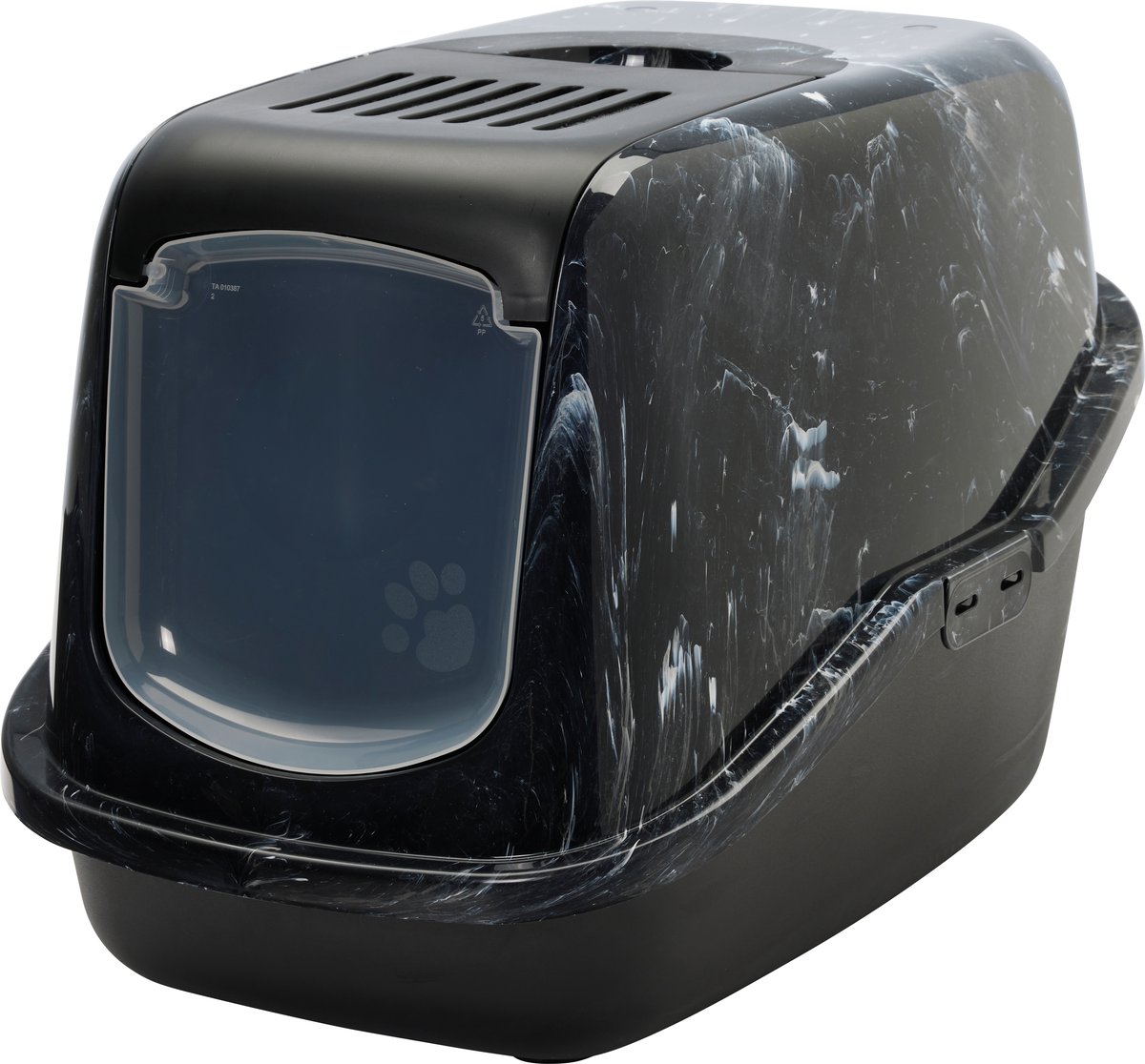 Savic SAVIC Nestor Marble Katzentoilette - Black/White