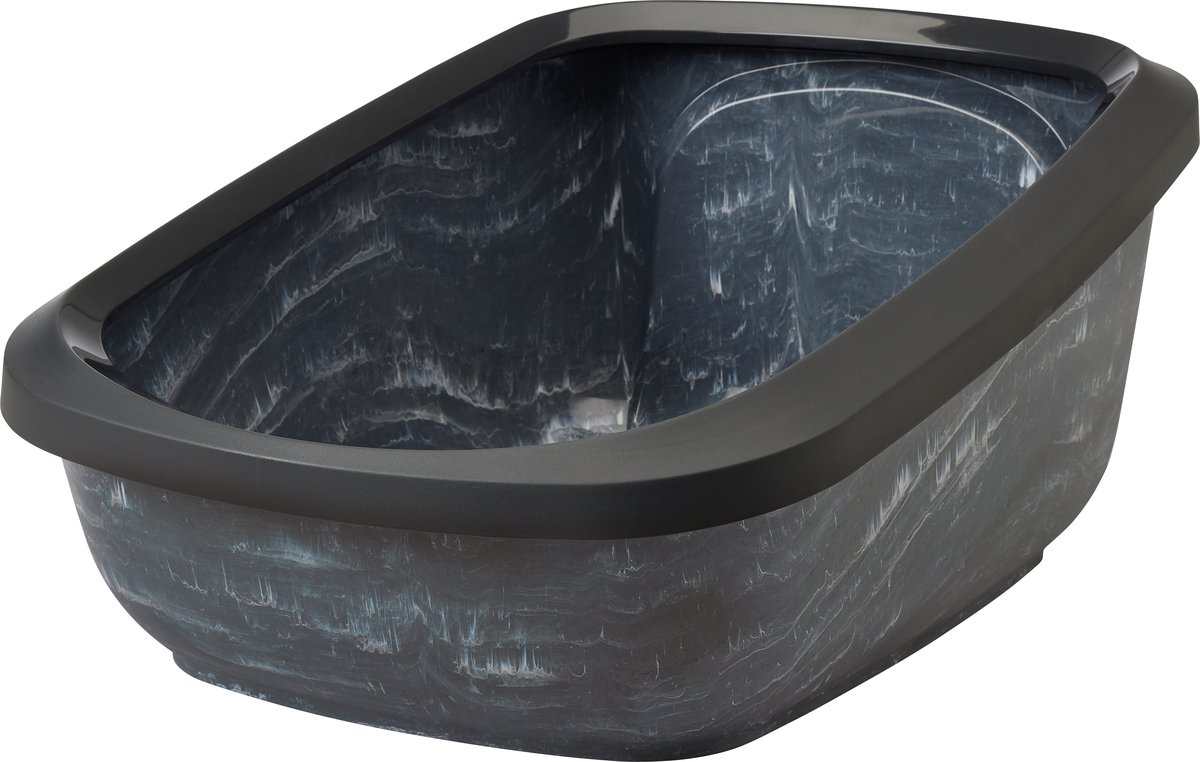 Savic Aseo Jumbo Katzentoilette - Anthracite/anthracite white