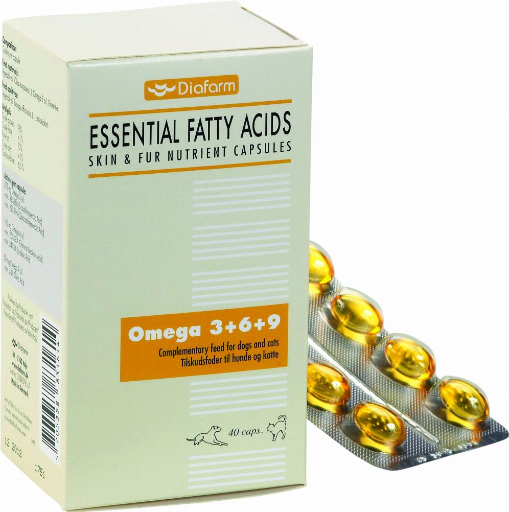 Diafarm Omega 3+6+9 Tabletter Kompletteringsfoder (40)
