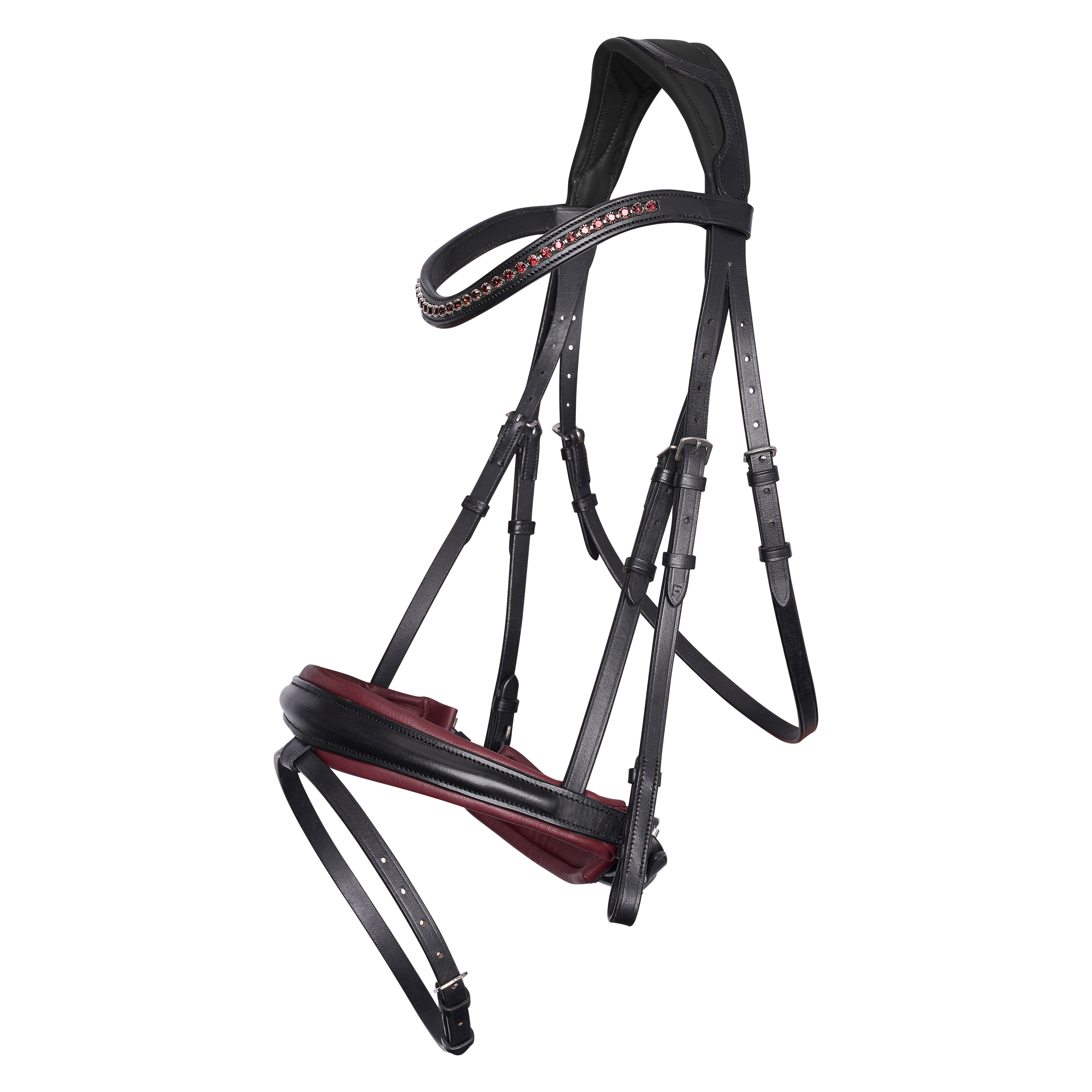 Imperial Riding Bridle Fria Burgundy - 3