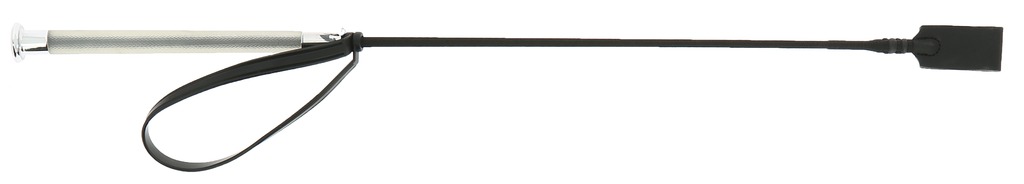 WHIP & GO Ridspö Med Gelhandtag Svart - 65 cm long