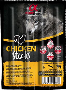 AlphaSpirit Sticks Kyckling 4st