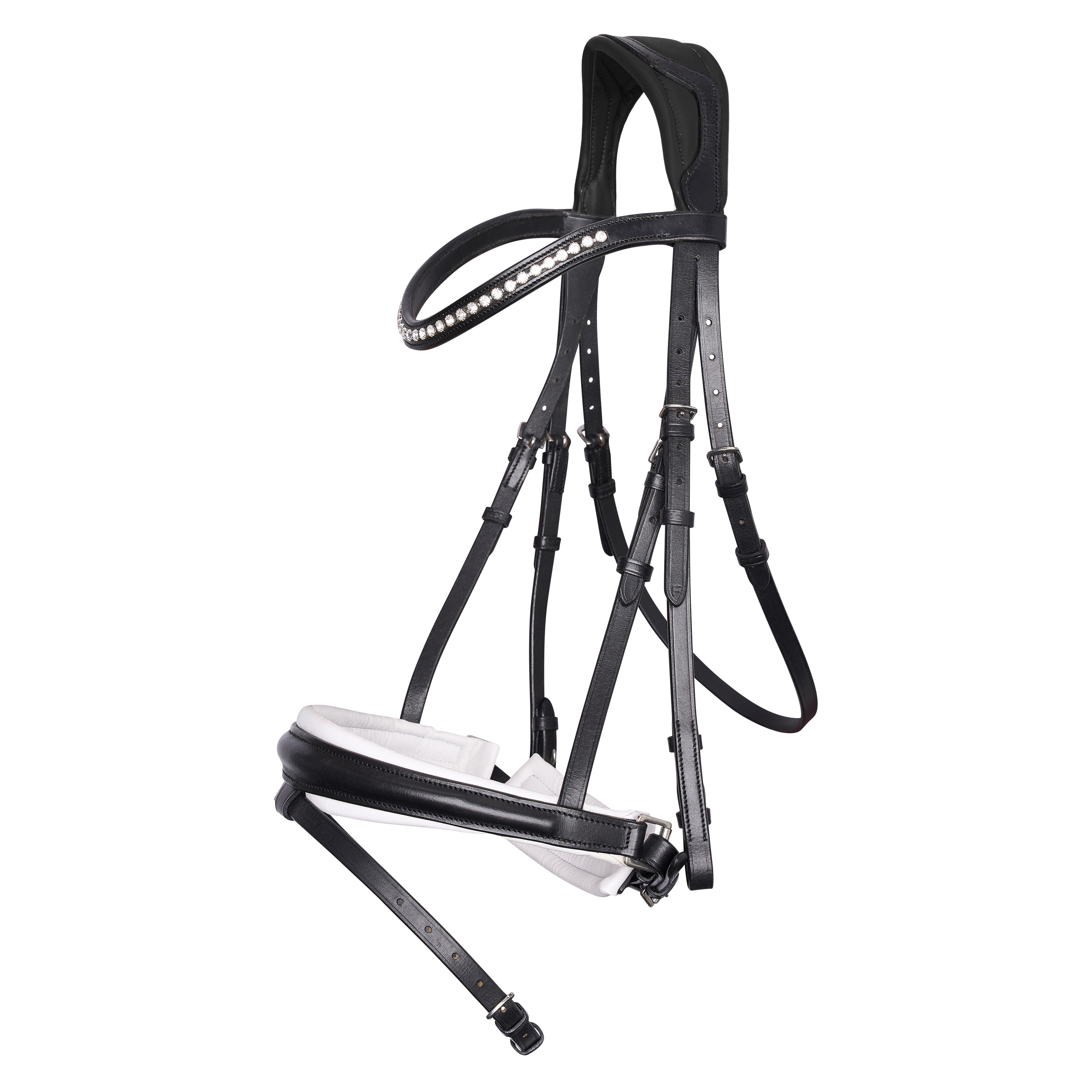 Imperial Riding Snaffle bett Fria Black-White - 2