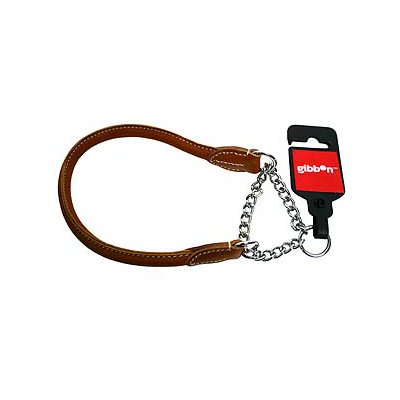 Soft Sewed Half Choke Leather - Brown