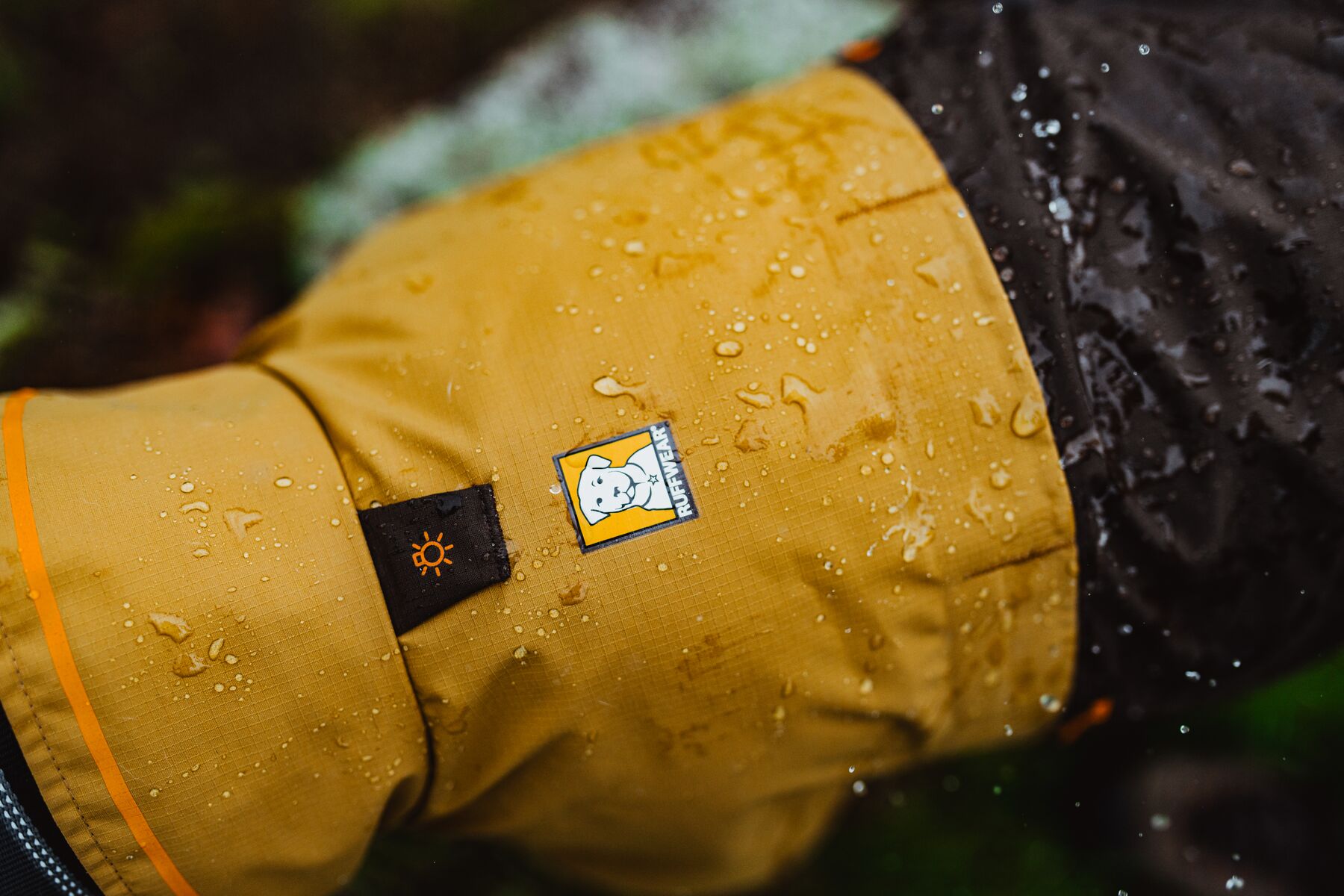 Ruffwear Sun Shower Regntäcke - Earth Brown - 9
