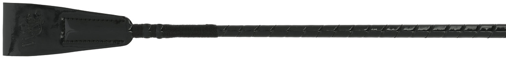 WHIP & GO Glossy Riding Crop Raippa Musta - 3