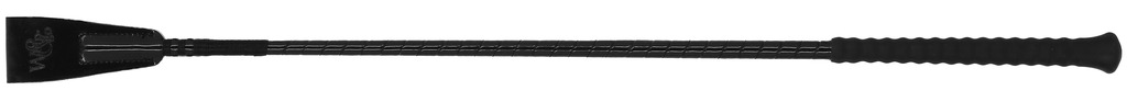 WHIP & GO Glossy Riding Crop Ridspö Svart