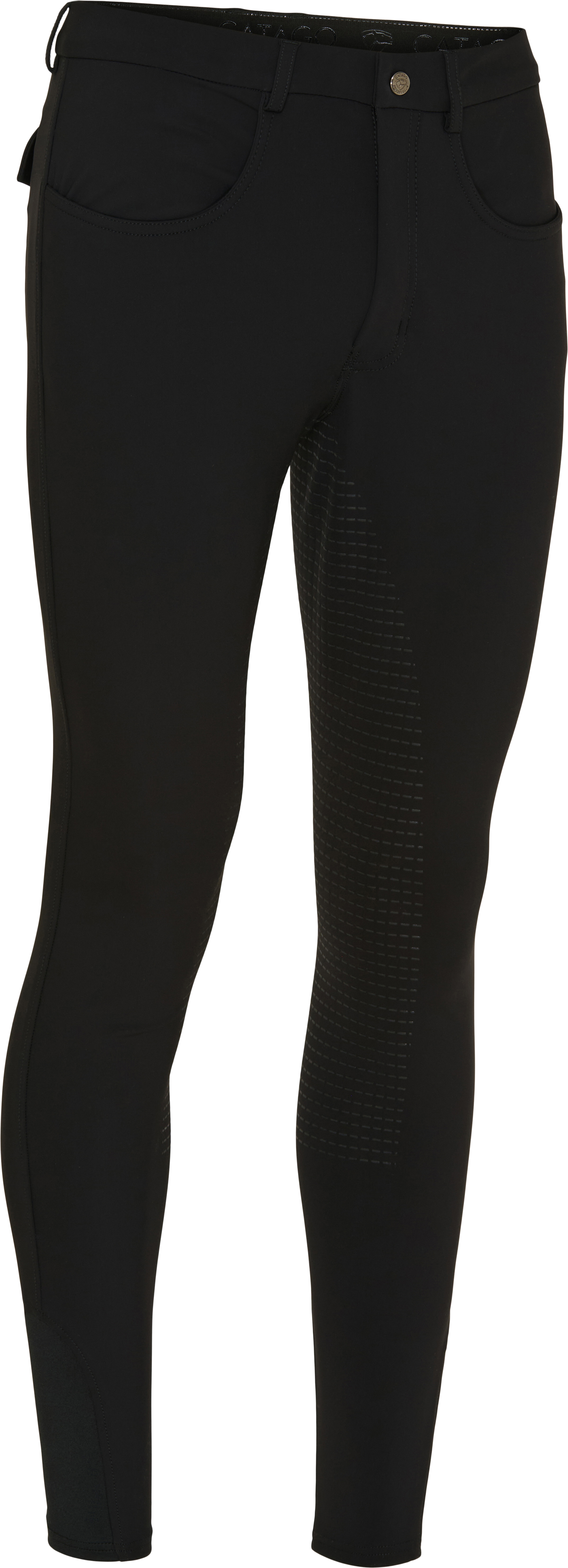 CATAGO MEN Nico Full Grip Ridbyxor - Svart (40)