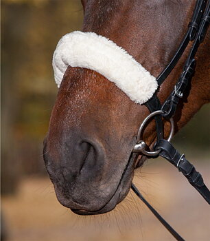 Waldhausen Noseband Cover - Beige