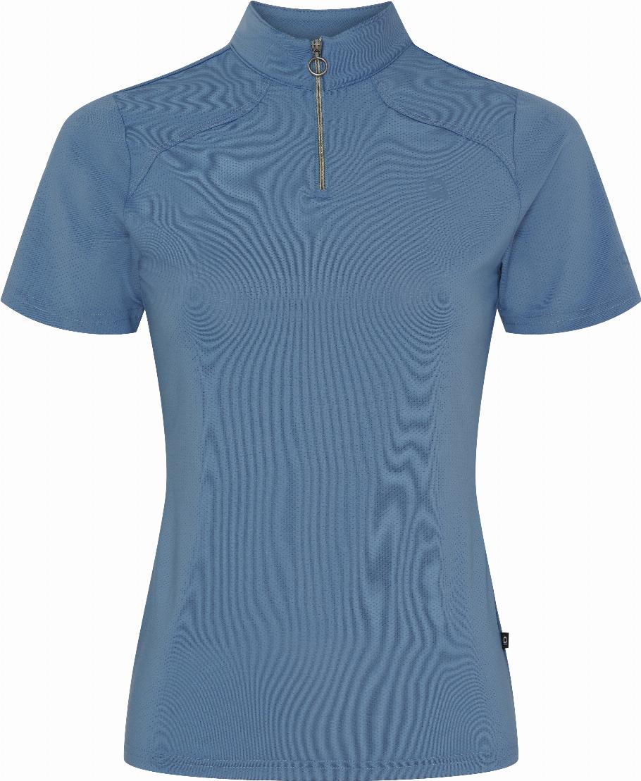 Equipage Hasty Half-zip Kortärmad Ridtröja - Coronet Blue (XS)