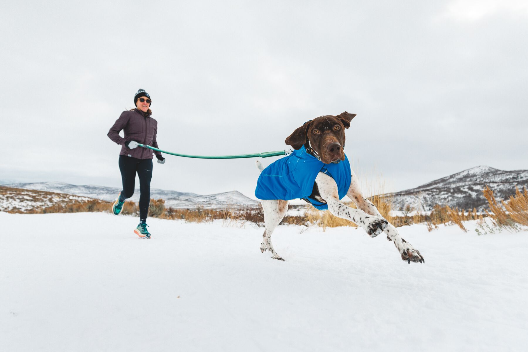 Ruffwear Vert Jacket Vinterdekken- Blue Pool - 11