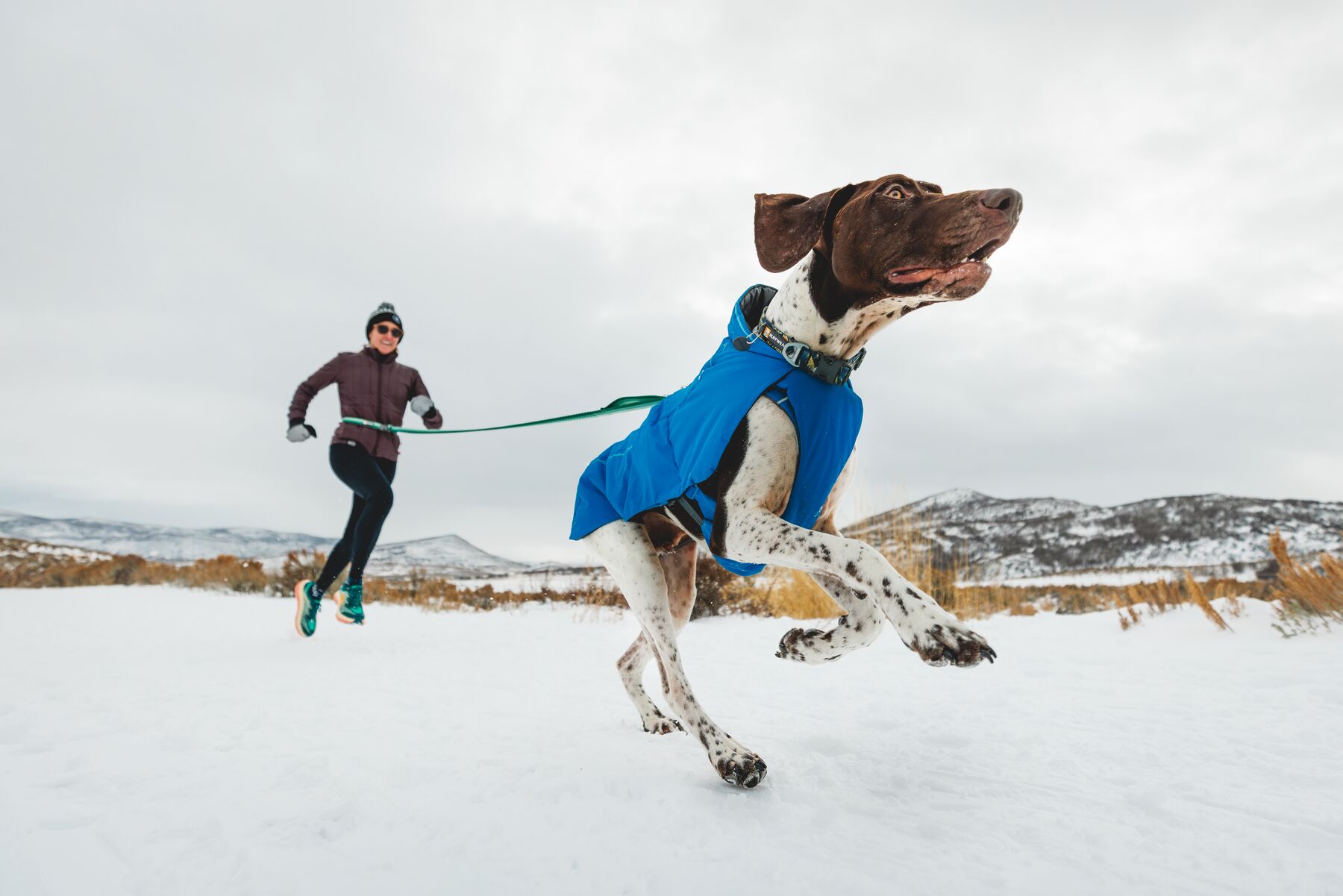 Ruffwear Vert Jacket Vinterdekken- Blue Pool - 12