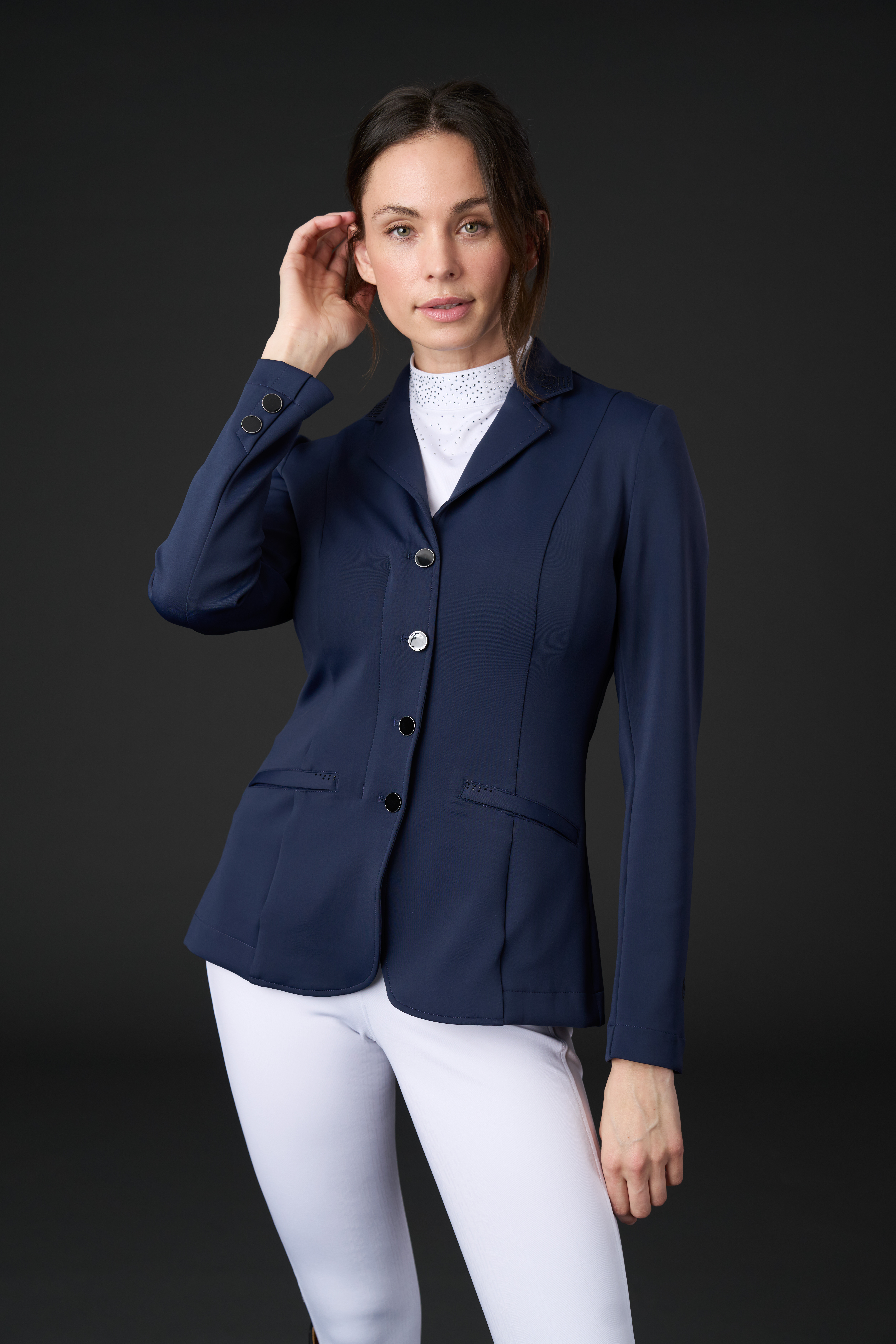 Equipage Monroe Competition Jacket  - Navy - 3