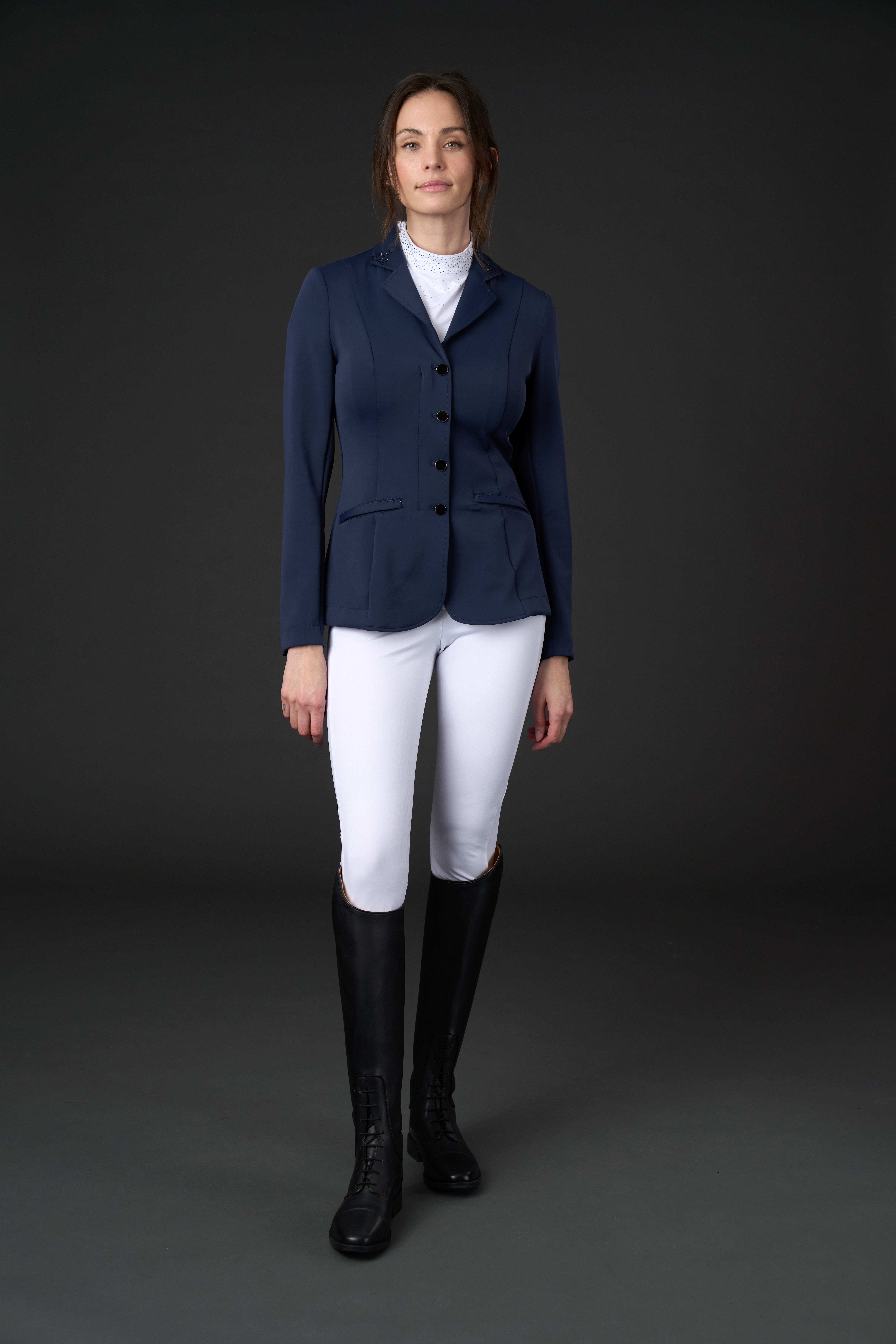 Equipage Monroe Competition Jacket  - Navy - 4