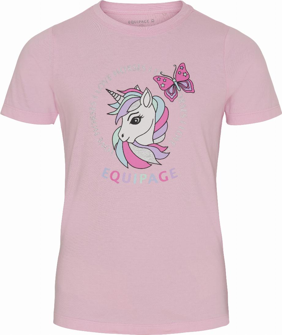 Equipage Tessie Kortärmad T-shirt För Barn - Pink Mist (92)