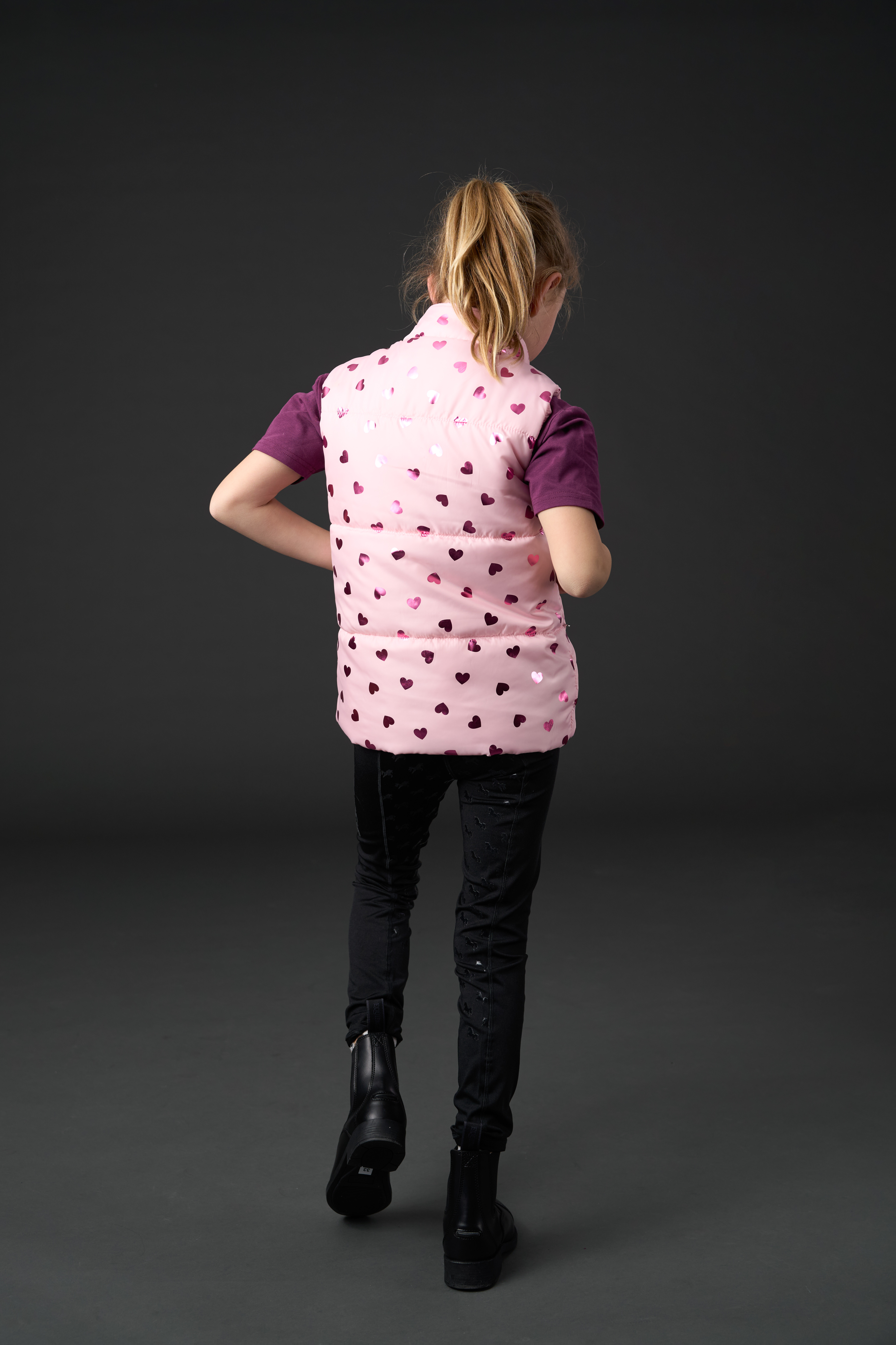 Equipage Thilda Ratsastusliivi Lapsille - Pink Mist - 5